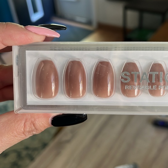 Static Nails Tasted Sugar Coffin reusable nails - Picture 2 of 3